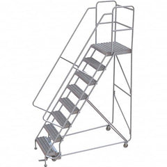 TRI-ARC - Rolling & Wall Mounted Ladders & Platforms Type: Rolling Warehouse Ladder Style: Rolling Safety Ladder - Exact Tooling