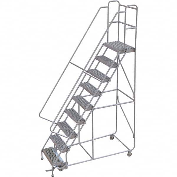 TRI-ARC - Rolling & Wall Mounted Ladders & Platforms Type: Rolling Warehouse Ladder Style: Rolling Safety Ladder - Exact Tooling