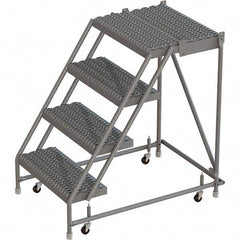 TRI-ARC - Rolling & Wall Mounted Ladders & Platforms Type: Rolling Warehouse Ladder Style: Rolling Platform Ladder - Exact Tooling