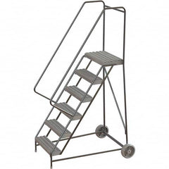 TRI-ARC - Rolling & Wall Mounted Ladders & Platforms Type: Rolling Warehouse Ladder Style: Rolling Safety Ladder - Exact Tooling