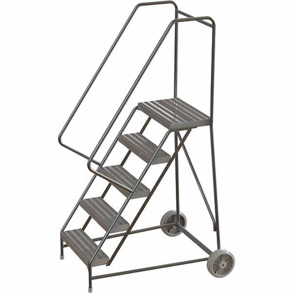 TRI-ARC - Rolling & Wall Mounted Ladders & Platforms Type: Rolling Warehouse Ladder Style: Rolling Safety Ladder - Exact Tooling