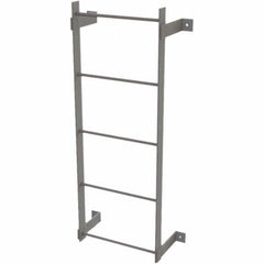 TRI-ARC - Rolling & Wall Mounted Ladders & Platforms Type: Fixed Ladder Style: Safety Cage - Exact Tooling