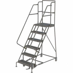 TRI-ARC - Rolling & Wall Mounted Ladders & Platforms Type: Rolling Warehouse Ladder Style: Rolling Platform Ladder - Exact Tooling