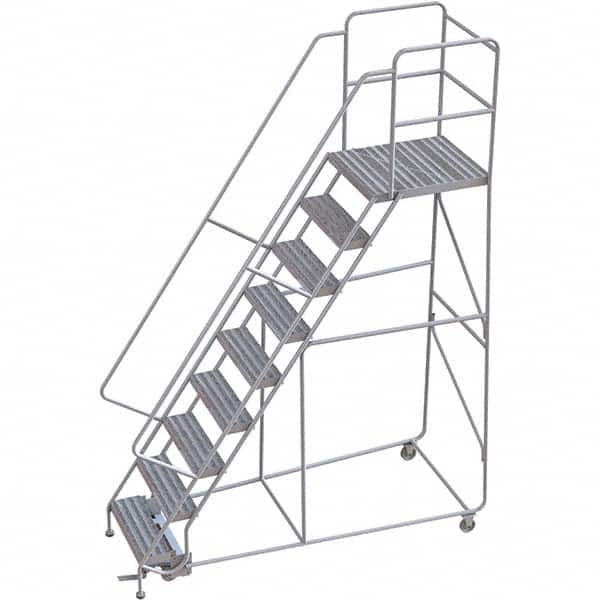 TRI-ARC - Rolling & Wall Mounted Ladders & Platforms Type: Rolling Warehouse Ladder Style: Rolling Safety Ladder - Exact Tooling