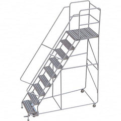 TRI-ARC - Rolling & Wall Mounted Ladders & Platforms Type: Rolling Warehouse Ladder Style: Rolling Safety Ladder - Exact Tooling