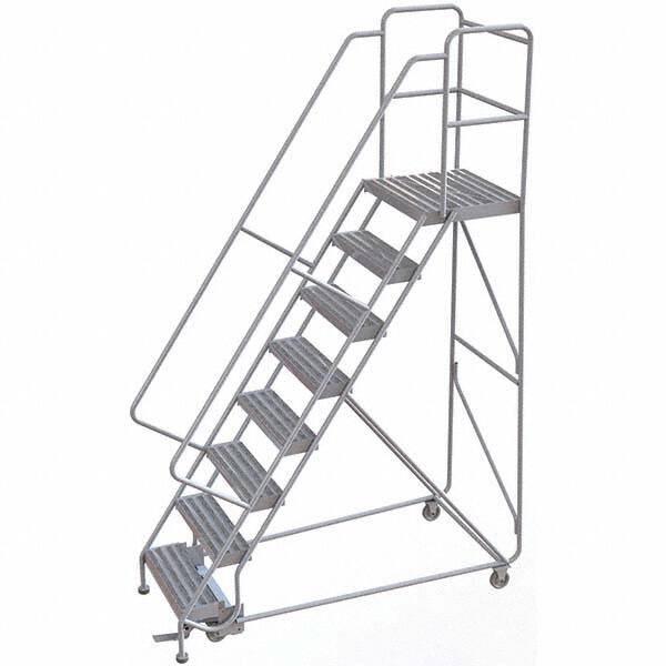 TRI-ARC - Rolling & Wall Mounted Ladders & Platforms Type: Rolling Warehouse Ladder Style: Rolling Safety Ladder - Exact Tooling