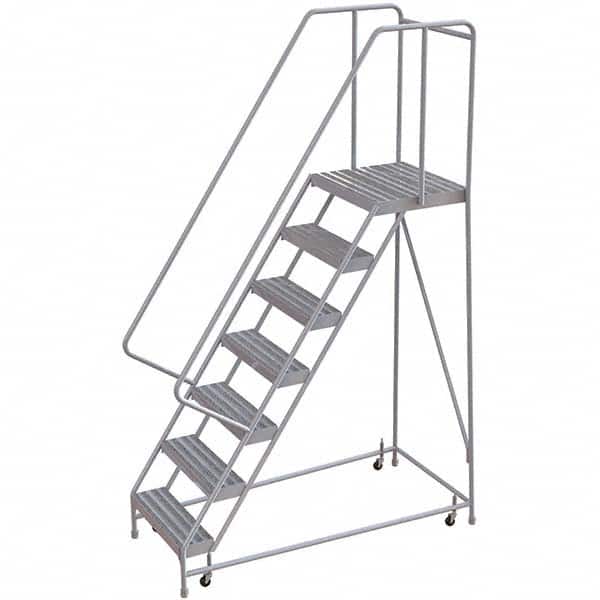 TRI-ARC - Rolling & Wall Mounted Ladders & Platforms Type: Rolling Warehouse Ladder Style: Rolling Safety Ladder - Exact Tooling