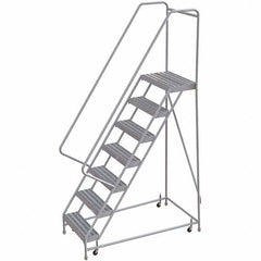 TRI-ARC - Rolling & Wall Mounted Ladders & Platforms Type: Rolling Warehouse Ladder Style: Rolling Safety Ladder - Exact Tooling