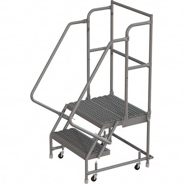 TRI-ARC - Rolling & Wall Mounted Ladders & Platforms Type: Rolling Warehouse Ladder Style: Rolling Platform Ladder - Exact Tooling