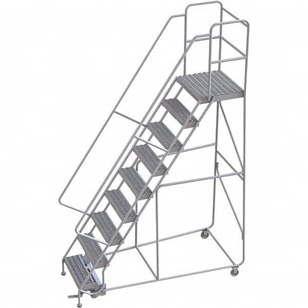 TRI-ARC - Rolling & Wall Mounted Ladders & Platforms Type: Rolling Warehouse Ladder Style: Rolling Safety Ladder - Exact Tooling