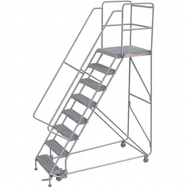 TRI-ARC - Rolling & Wall Mounted Ladders & Platforms Type: Rolling Warehouse Ladder Style: Rolling Safety Ladder - Exact Tooling