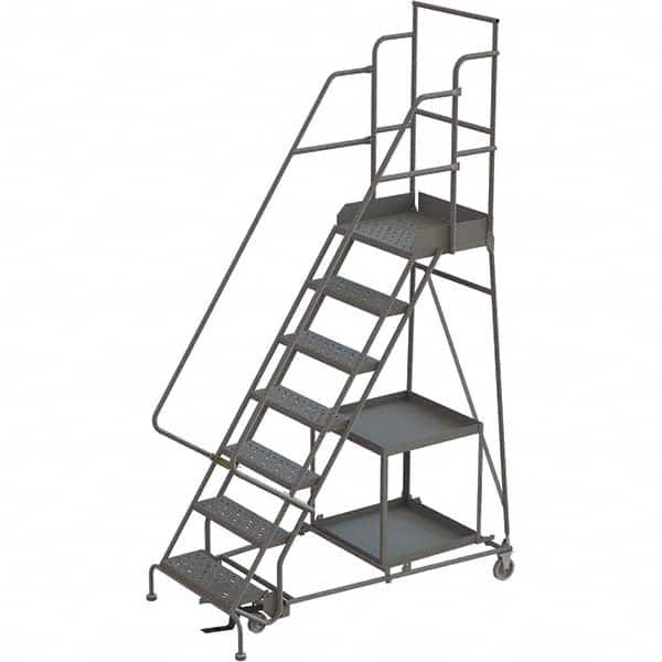 TRI-ARC - Rolling & Wall Mounted Ladders & Platforms Type: Stock-Picking Ladder Style: Rolling Safety Stock Picking Ladder - Exact Tooling