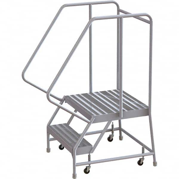 TRI-ARC - Rolling & Wall Mounted Ladders & Platforms Type: Rolling Warehouse Ladder Style: Rolling Safety Ladder - Exact Tooling