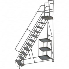 TRI-ARC - Rolling & Wall Mounted Ladders & Platforms Type: Stock-Picking Ladder Style: Rolling Safety Stock Picking Ladder - Exact Tooling