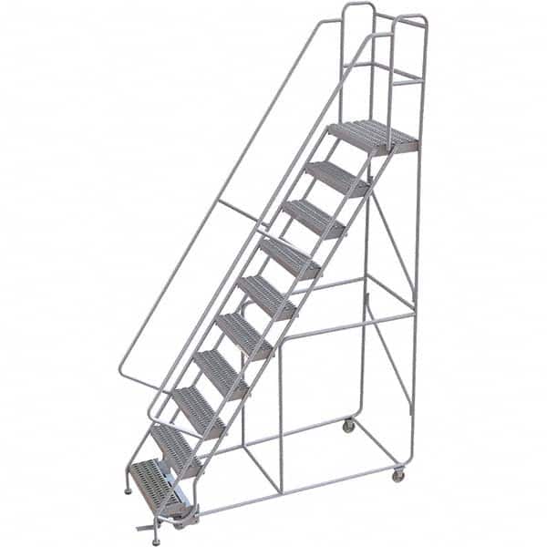 TRI-ARC - Rolling & Wall Mounted Ladders & Platforms Type: Rolling Warehouse Ladder Style: Rolling Safety Ladder - Exact Tooling