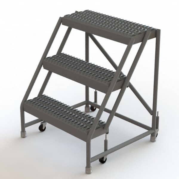 TRI-ARC - Rolling & Wall Mounted Ladders & Platforms Type: Rolling Warehouse Ladder Style: Rolling Platform Ladder - Exact Tooling