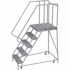 TRI-ARC - Rolling & Wall Mounted Ladders & Platforms Type: Rolling Warehouse Ladder Style: Rolling Safety Ladder - Exact Tooling