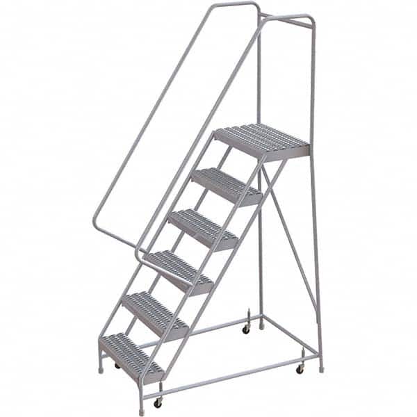 TRI-ARC - Rolling & Wall Mounted Ladders & Platforms Type: Rolling Warehouse Ladder Style: Rolling Safety Ladder - Exact Tooling