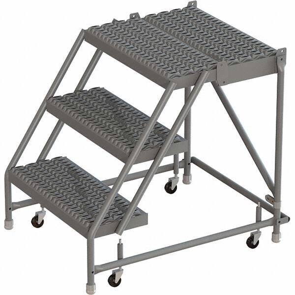 TRI-ARC - Rolling & Wall Mounted Ladders & Platforms Type: Rolling Warehouse Ladder Style: Rolling Platform Ladder - Exact Tooling