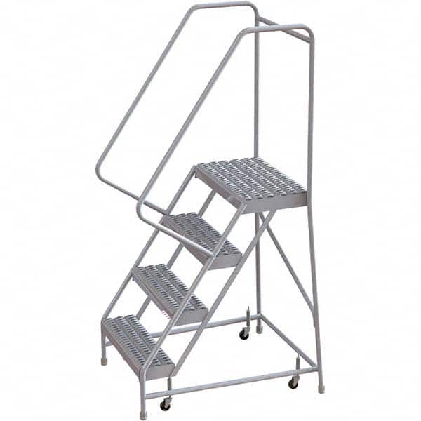 TRI-ARC - Rolling & Wall Mounted Ladders & Platforms Type: Rolling Warehouse Ladder Style: Rolling Safety Ladder - Exact Tooling