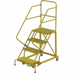 TRI-ARC - Rolling & Wall Mounted Ladders & Platforms Type: Stairway Slope Ladder Style: Forward Descent 50 Degree Incline - Exact Tooling