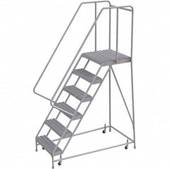 TRI-ARC - Rolling & Wall Mounted Ladders & Platforms Type: Rolling Warehouse Ladder Style: Rolling Safety Ladder - Exact Tooling