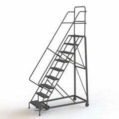 TRI-ARC - Rolling & Wall Mounted Ladders & Platforms Type: Rolling Warehouse Ladder Style: Rolling Safety Ladder - Exact Tooling
