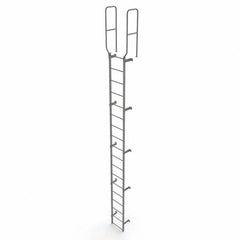 TRI-ARC - Rolling & Wall Mounted Ladders & Platforms Type: Fixed Ladder Style: Safety Cage - Exact Tooling
