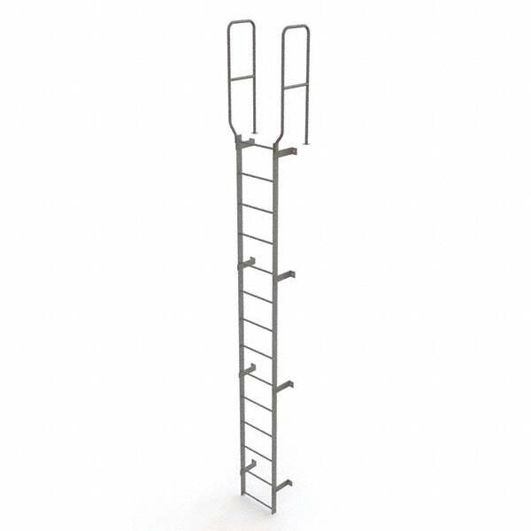 TRI-ARC - Rolling & Wall Mounted Ladders & Platforms Type: Fixed Ladder Style: Safety Cage - Exact Tooling