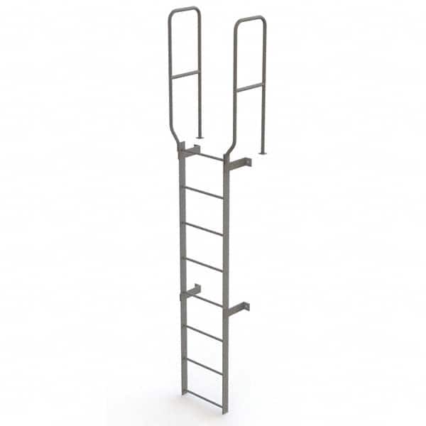 TRI-ARC - Rolling & Wall Mounted Ladders & Platforms Type: Fixed Ladder Style: Safety Cage - Exact Tooling