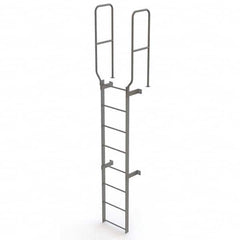 TRI-ARC - Rolling & Wall Mounted Ladders & Platforms Type: Fixed Ladder Style: Safety Cage - Exact Tooling