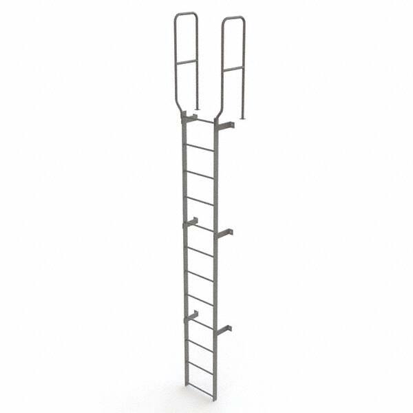 TRI-ARC - Rolling & Wall Mounted Ladders & Platforms Type: Fixed Ladder Style: Safety Cage - Exact Tooling