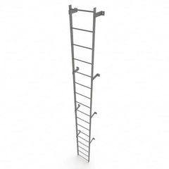 TRI-ARC - Rolling & Wall Mounted Ladders & Platforms Type: Fixed Ladder Style: Safety Cage - Exact Tooling