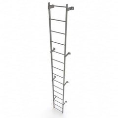 TRI-ARC - Rolling & Wall Mounted Ladders & Platforms Type: Fixed Ladder Style: Safety Cage - Exact Tooling
