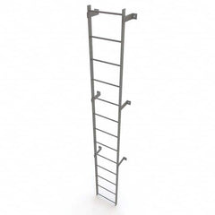 TRI-ARC - Rolling & Wall Mounted Ladders & Platforms Type: Fixed Ladder Style: Safety Cage - Exact Tooling