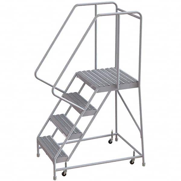 TRI-ARC - Rolling & Wall Mounted Ladders & Platforms Type: Rolling Warehouse Ladder Style: Rolling Safety Ladder - Exact Tooling