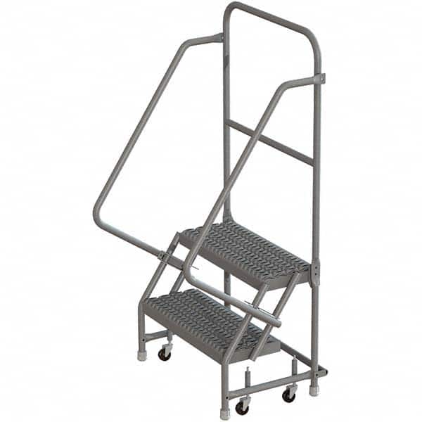 TRI-ARC - Rolling & Wall Mounted Ladders & Platforms Type: Rolling Warehouse Ladder Style: Rolling Platform Ladder - Exact Tooling