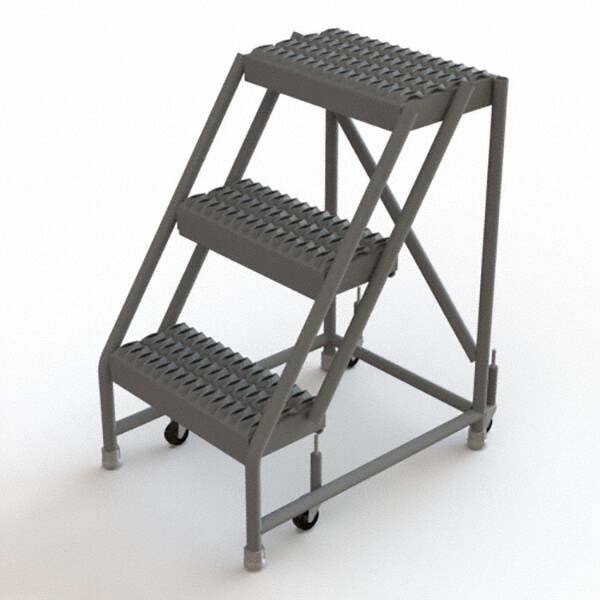 TRI-ARC - Rolling & Wall Mounted Ladders & Platforms Type: Rolling Warehouse Ladder Style: Rolling Platform Ladder - Exact Tooling