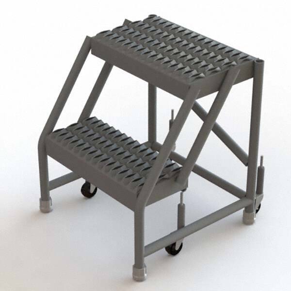 TRI-ARC - Rolling & Wall Mounted Ladders & Platforms Type: Rolling Warehouse Ladder Style: Rolling Platform Ladder - Exact Tooling