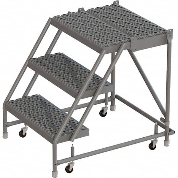 TRI-ARC - Rolling & Wall Mounted Ladders & Platforms Type: Rolling Warehouse Ladder Style: Rolling Platform Ladder - Exact Tooling