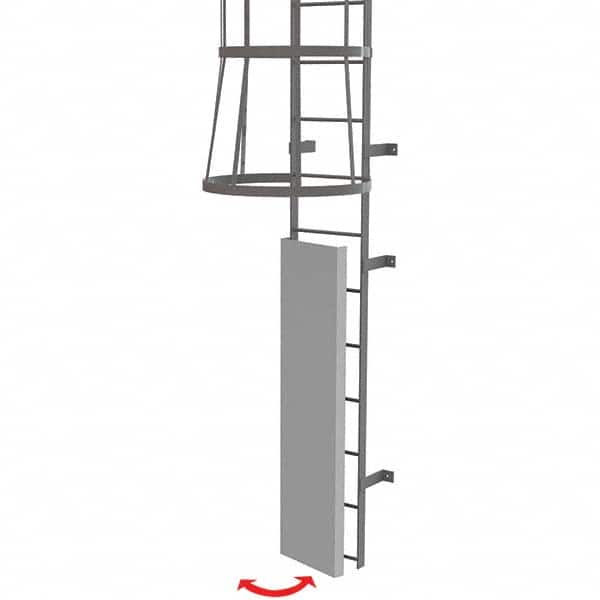 TRI-ARC - Ladder Accessories Type: Door For Use With: Tri-Arc Fixed Gray Steel Ladders - Exact Tooling