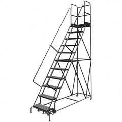TRI-ARC - Rolling & Wall Mounted Ladders & Platforms Type: Rolling Warehouse Ladder Style: Rolling Platform Ladder - Exact Tooling