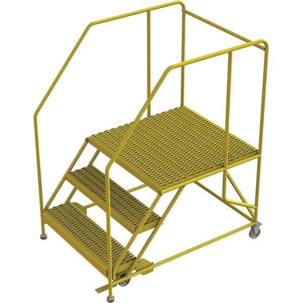 TRI-ARC - Rolling & Wall Mounted Ladders & Platforms Type: Rolling Work Platform Style: Steel Work Platform - Exact Tooling