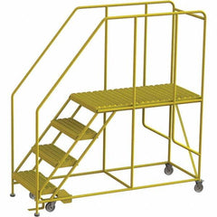 TRI-ARC - Rolling & Wall Mounted Ladders & Platforms Type: Rolling Work Platform Style: Steel Work Platform - Exact Tooling