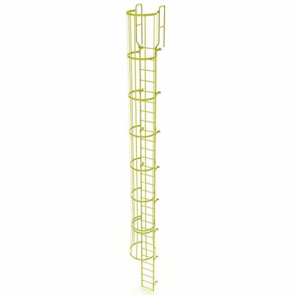 TRI-ARC - Rolling & Wall Mounted Ladders & Platforms Type: Fixed Ladder Style: Safety Cage - Exact Tooling
