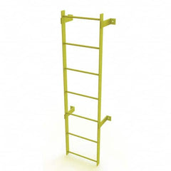 TRI-ARC - Rolling & Wall Mounted Ladders & Platforms Type: Fixed Ladder Style: Safety Cage - Exact Tooling