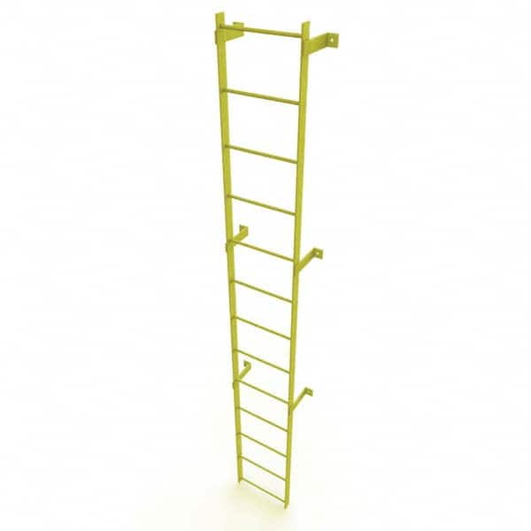 TRI-ARC - Rolling & Wall Mounted Ladders & Platforms Type: Fixed Ladder Style: Safety Cage - Exact Tooling