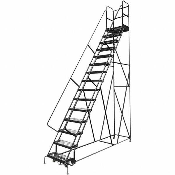 TRI-ARC - Rolling & Wall Mounted Ladders & Platforms Type: Rolling Warehouse Ladder Style: Rolling Platform Ladder - Exact Tooling