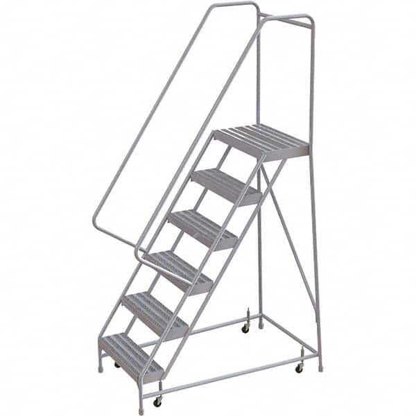 TRI-ARC - Rolling & Wall Mounted Ladders & Platforms Type: Rolling Warehouse Ladder Style: Rolling Safety Ladder - Exact Tooling