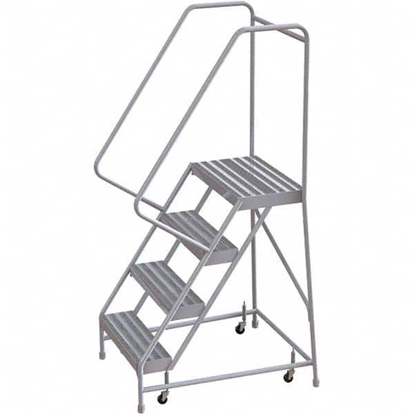 TRI-ARC - Rolling & Wall Mounted Ladders & Platforms Type: Rolling Warehouse Ladder Style: Rolling Safety Ladder - Exact Tooling